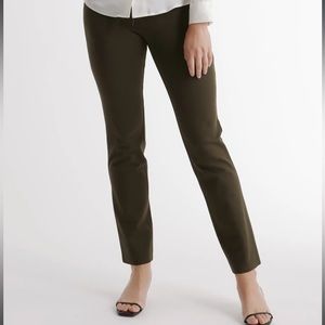 QUINCE Ultra-Stretch Ponte Straight Leg Pant size L